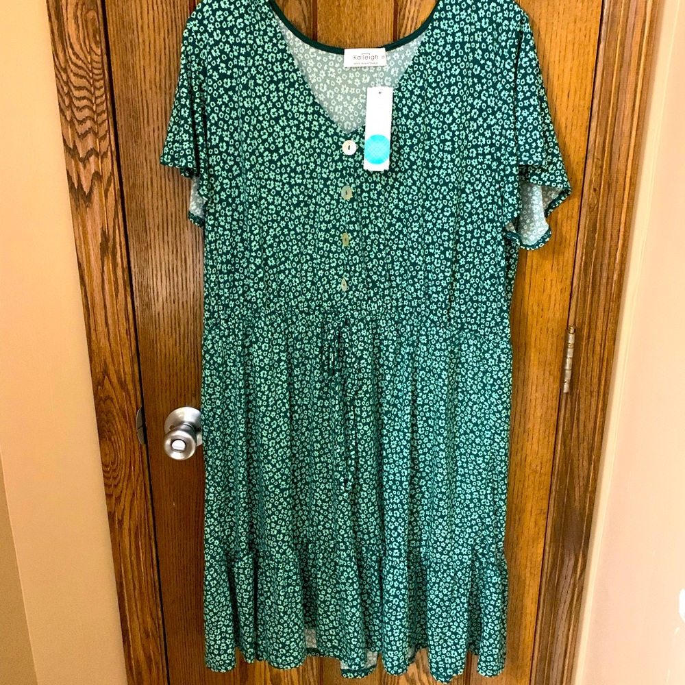 Kaileigh green dress